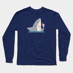 Ice Cream Shark Long Sleeve T-Shirt